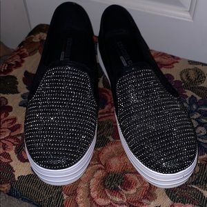 Skechers street air cooled memory foam glitter